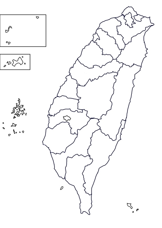 台灣縣市地圖