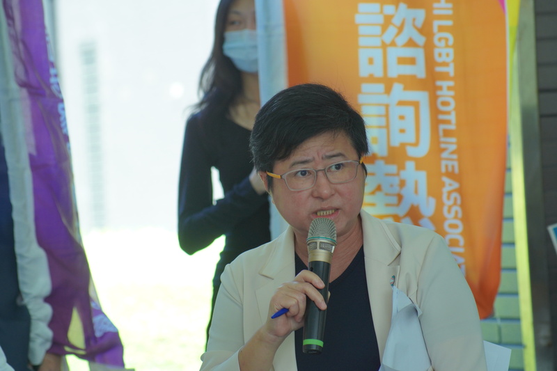 全國律師聯合會多元性別委員會主任委員許秀雯律師發言